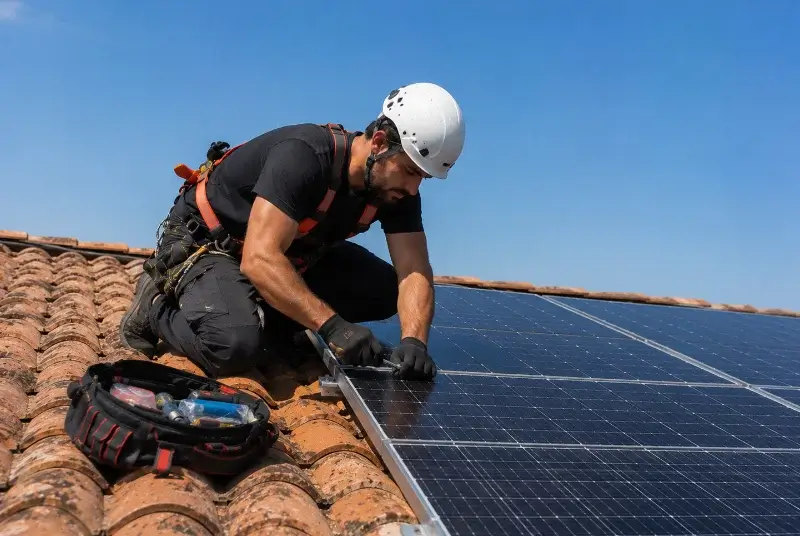 Maintenance et monitoring de panneaux solaires à Saint-Hilaire-de-Chaléons